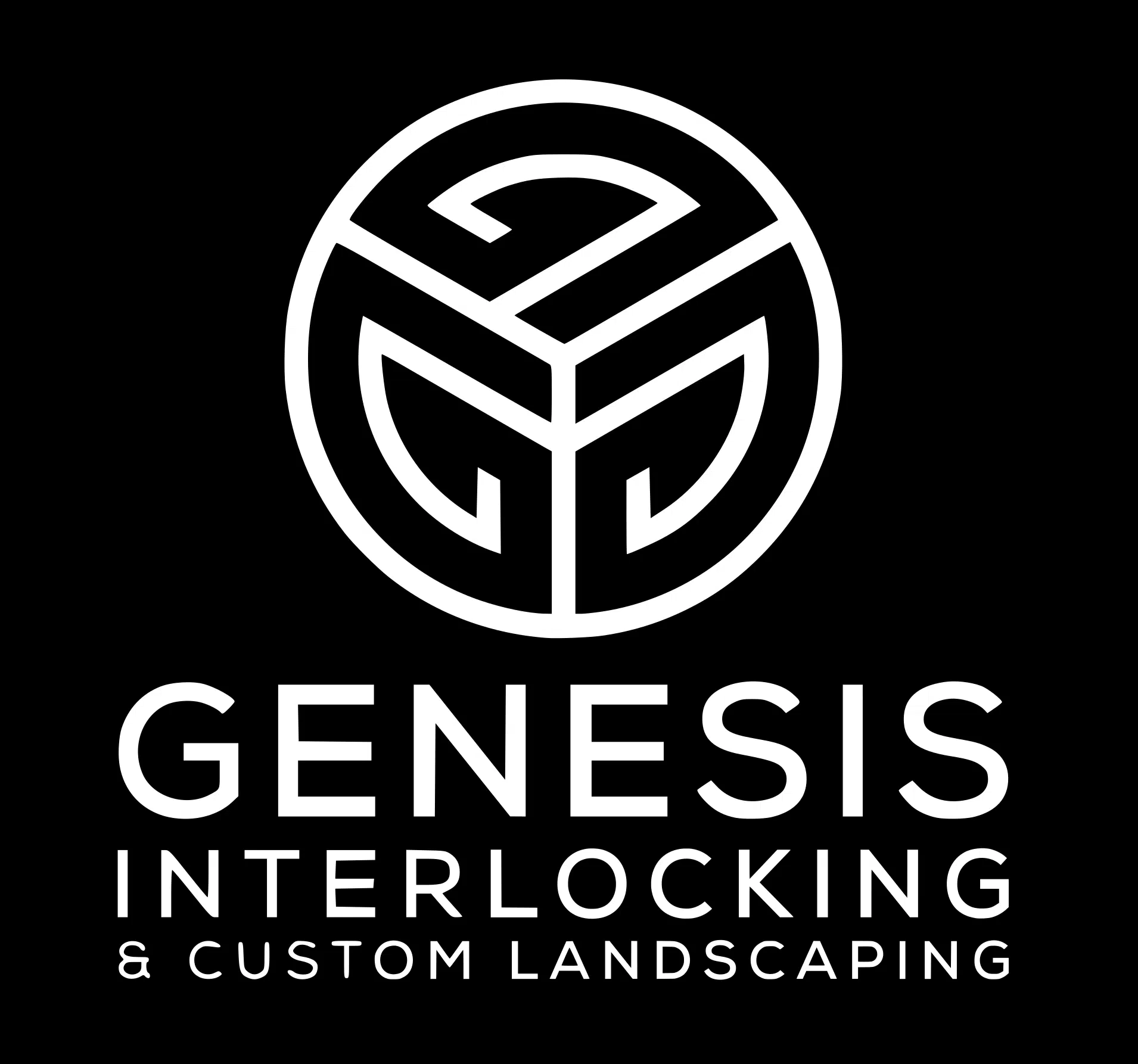 Genesis Interlocking & Custom Landscaping Logo