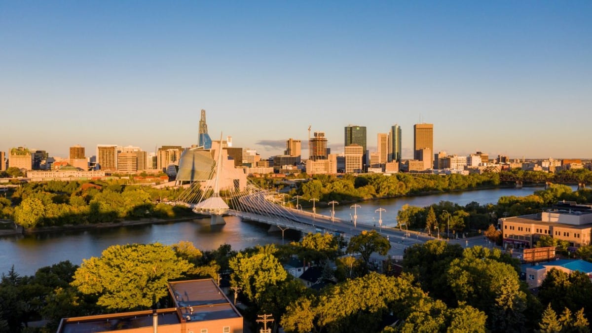 City of Winnipeg landscaping view