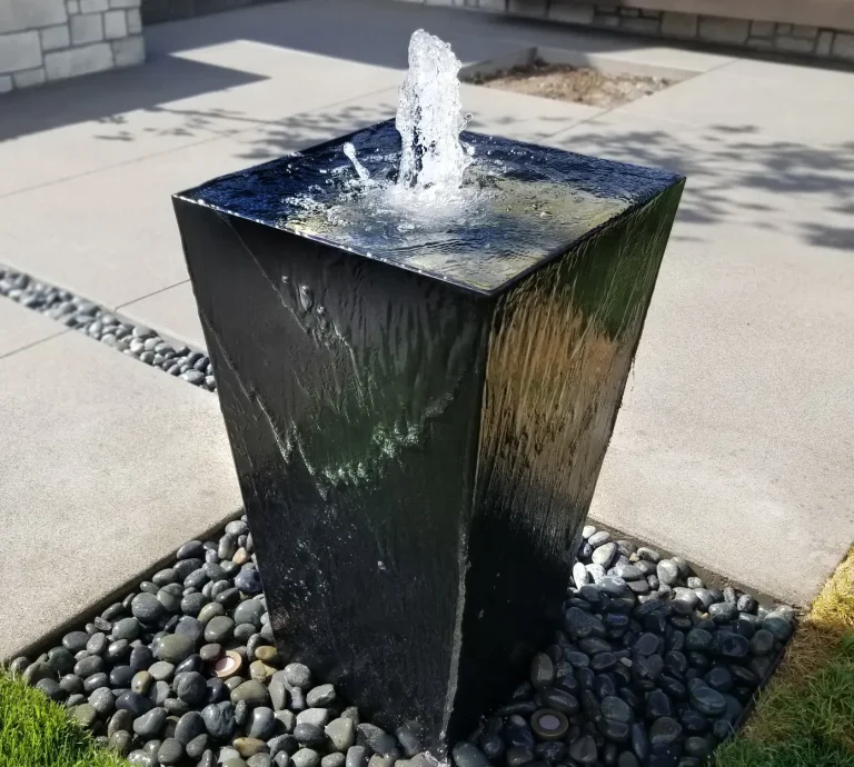 Winnipeg Water Feature Installation Bubbler 