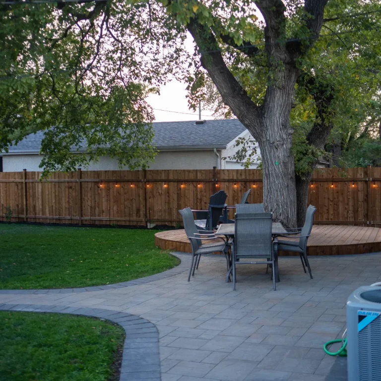 Backyard Remodel Winnipeg Landscaping Professionals - Patio Installation - Deck Installation - Sod Installation