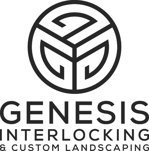 Genesis Interlocking & Custom Landscaping Logo
