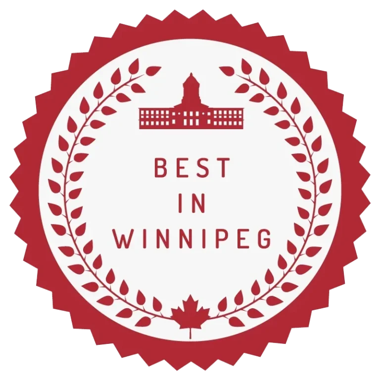Best In Winnipeg Badge For Genesis Interlocking & Custom Landscaping